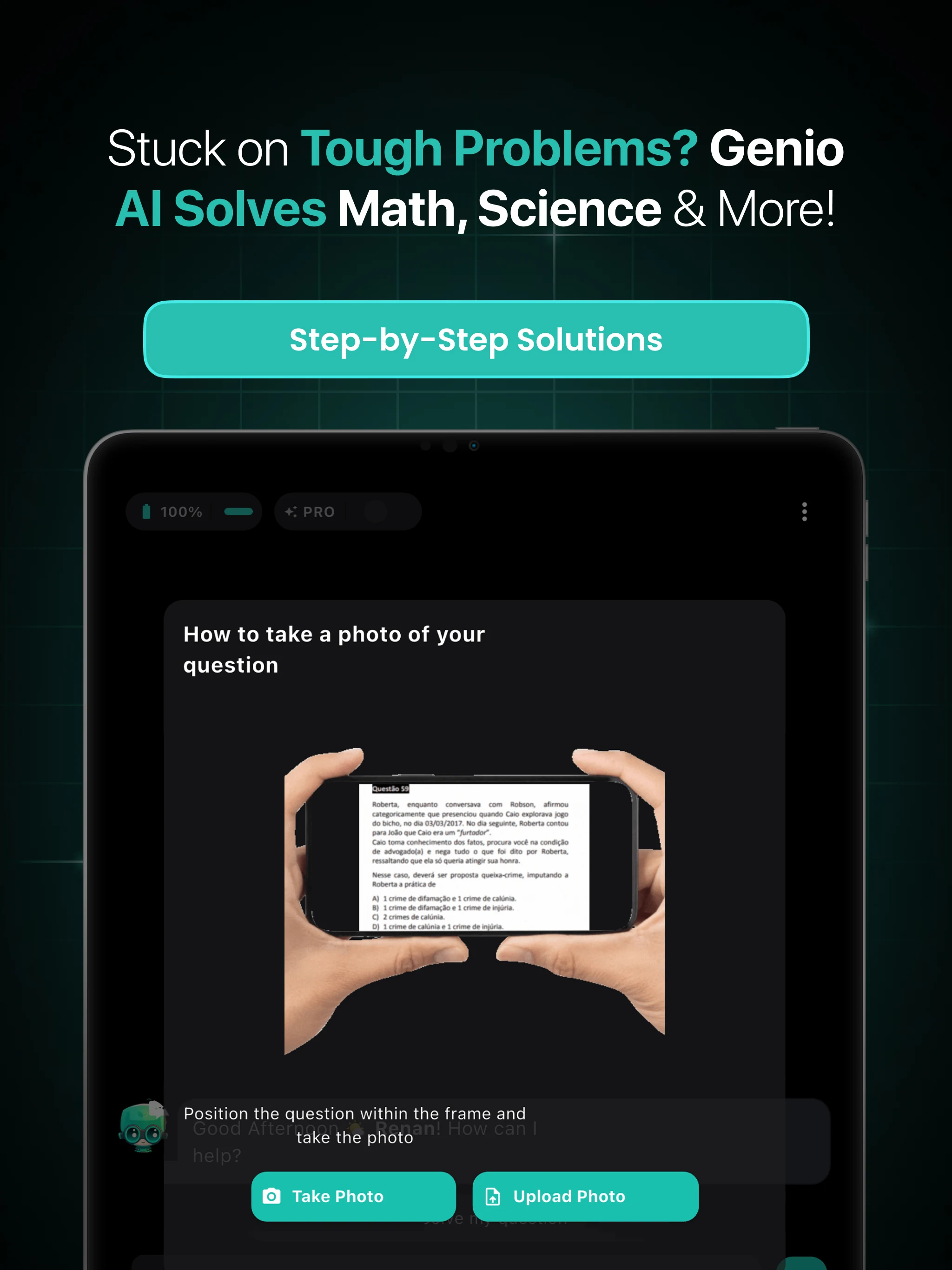 Genio AI: College Smart Tutor screenshot